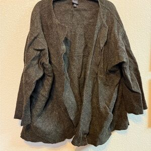 Eileen Fisher Olive Green Women's Cardigan